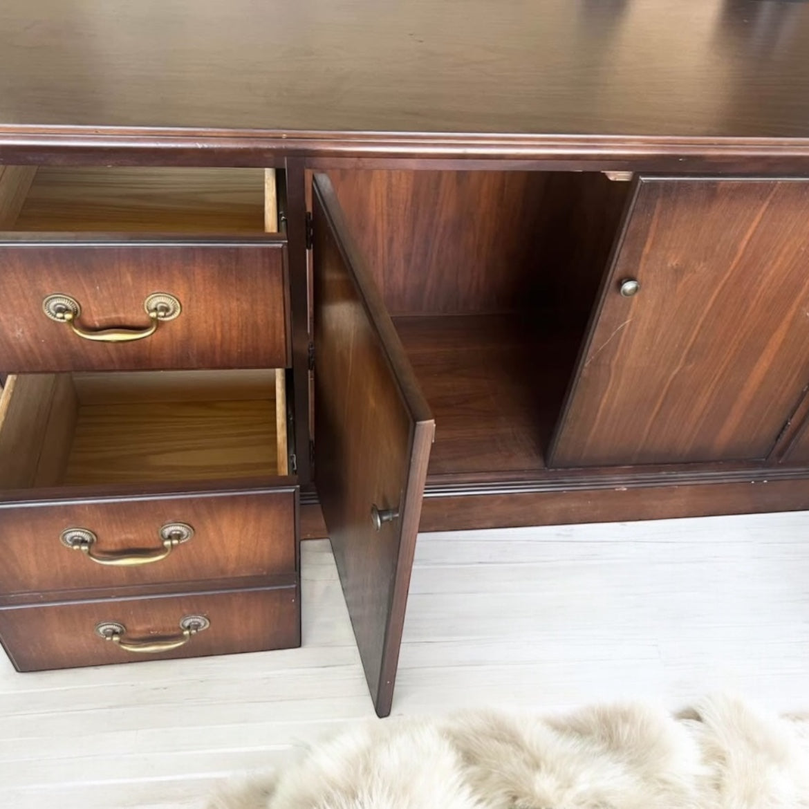 Real Wood Vintage Cabinet