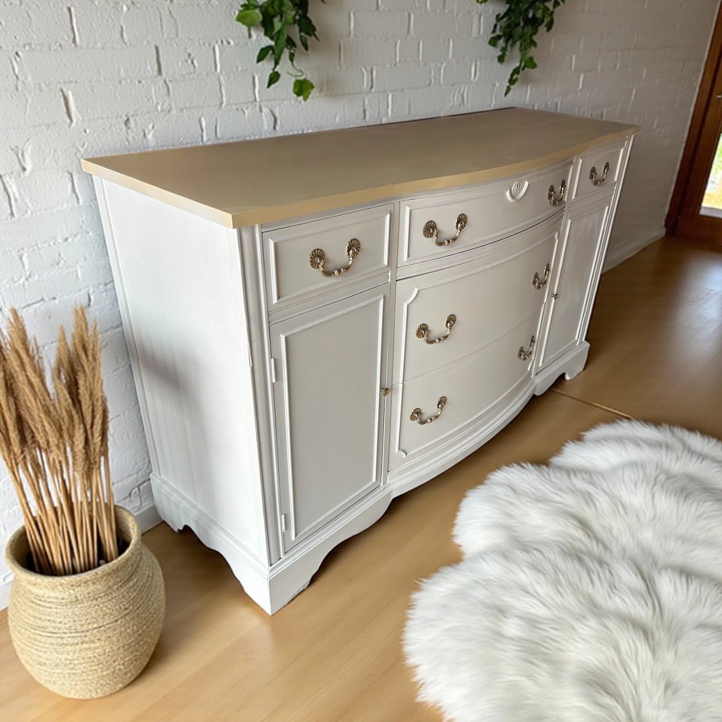 Lakeside newly refinished buffet table