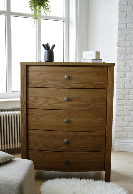 Real Wood 5-Drawer Dresser
