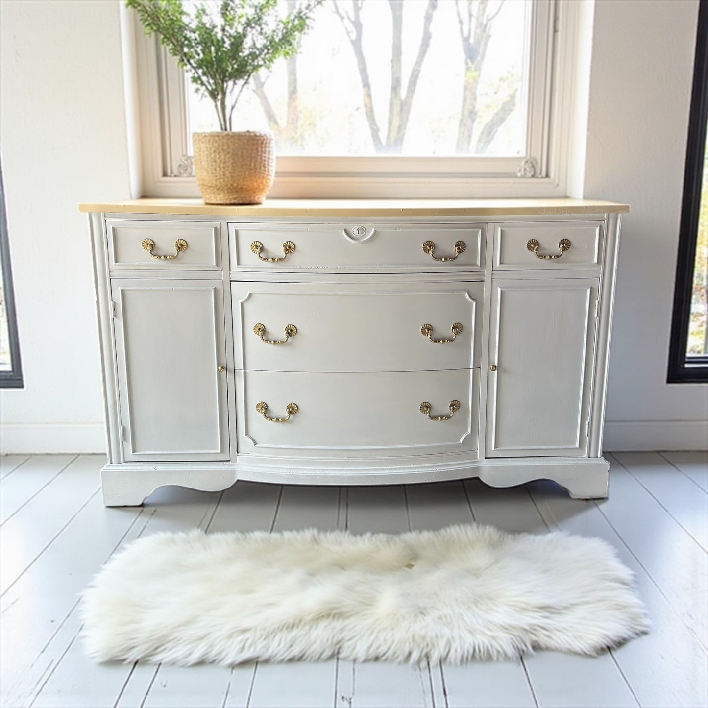 Lakeside newly refinished buffet table