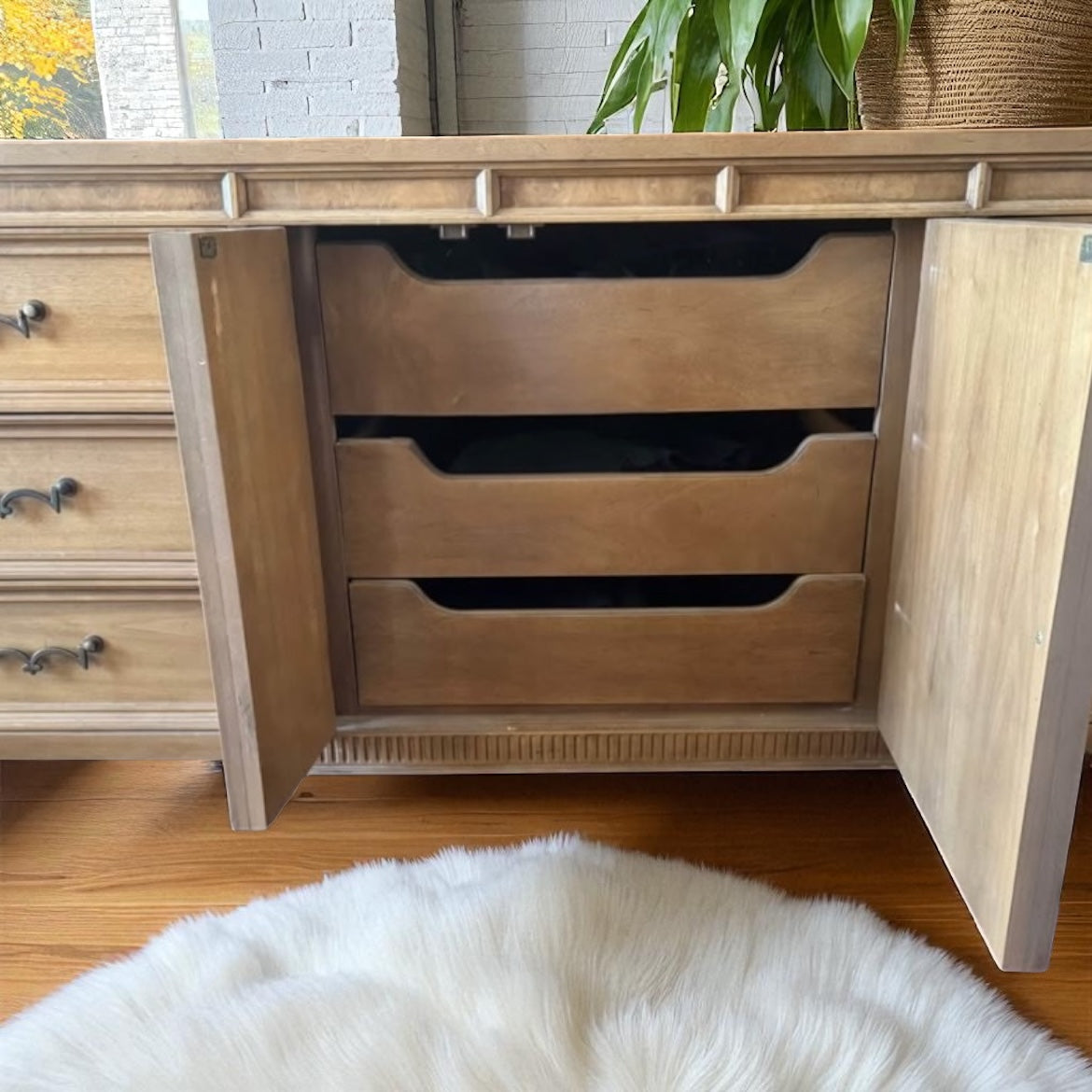 Solid wood MCM Dresser-9 Drawer’s