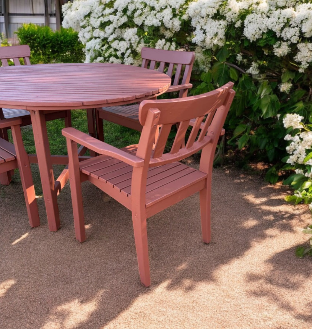 Outside table With the chairs included