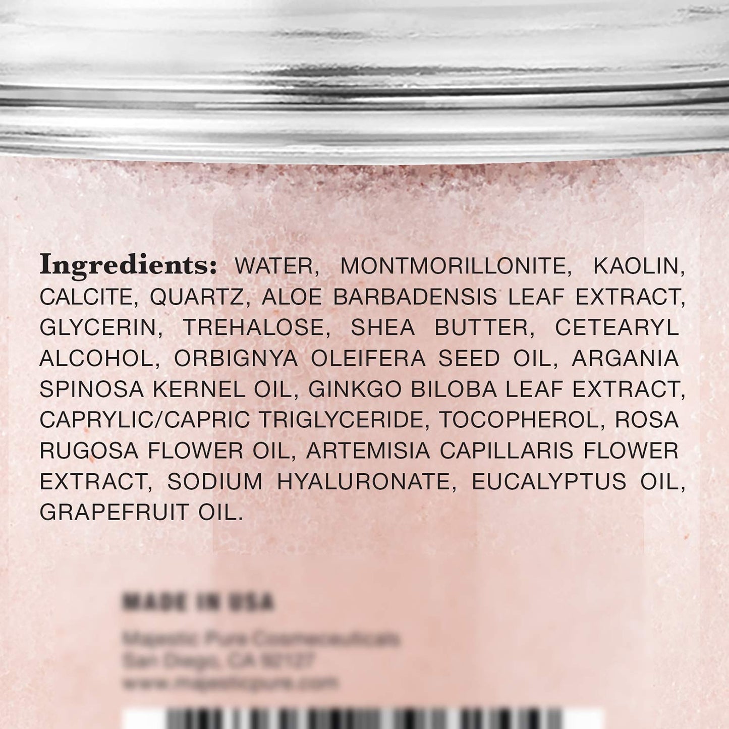 Himalayan Clay Mud Mask for Face and Body by Majestic Pure - Exfoliating and Facial Acne Fighting Mask - Reduces Appearance of Pores, 10 oz