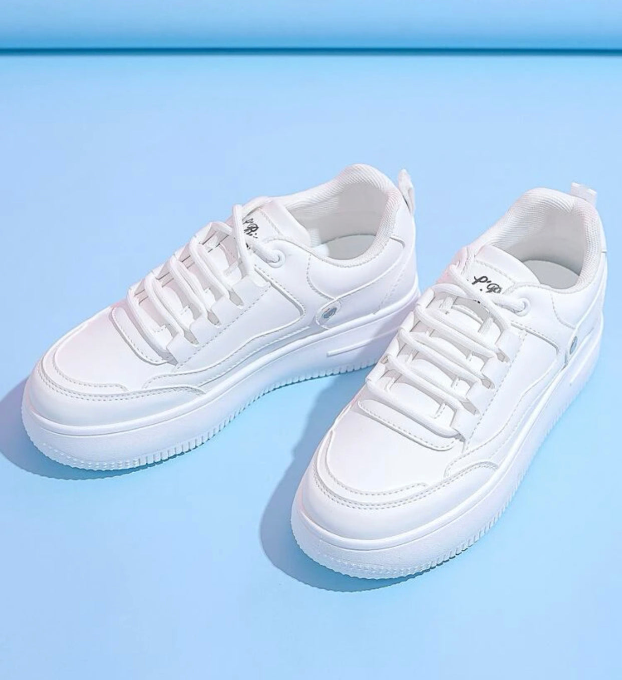 Minimalist lace up front skate shoes