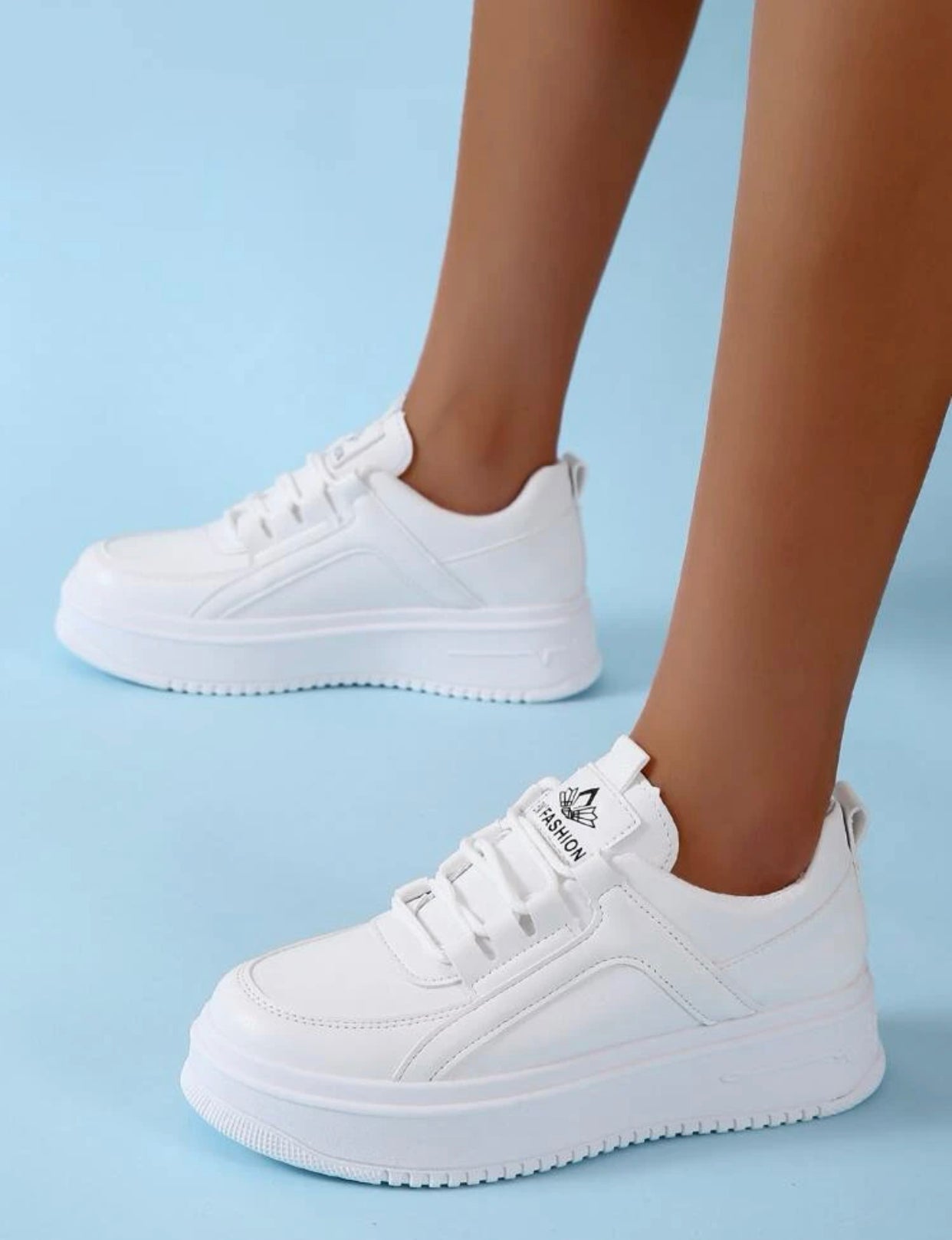 Minimalist lace up front skate shoes