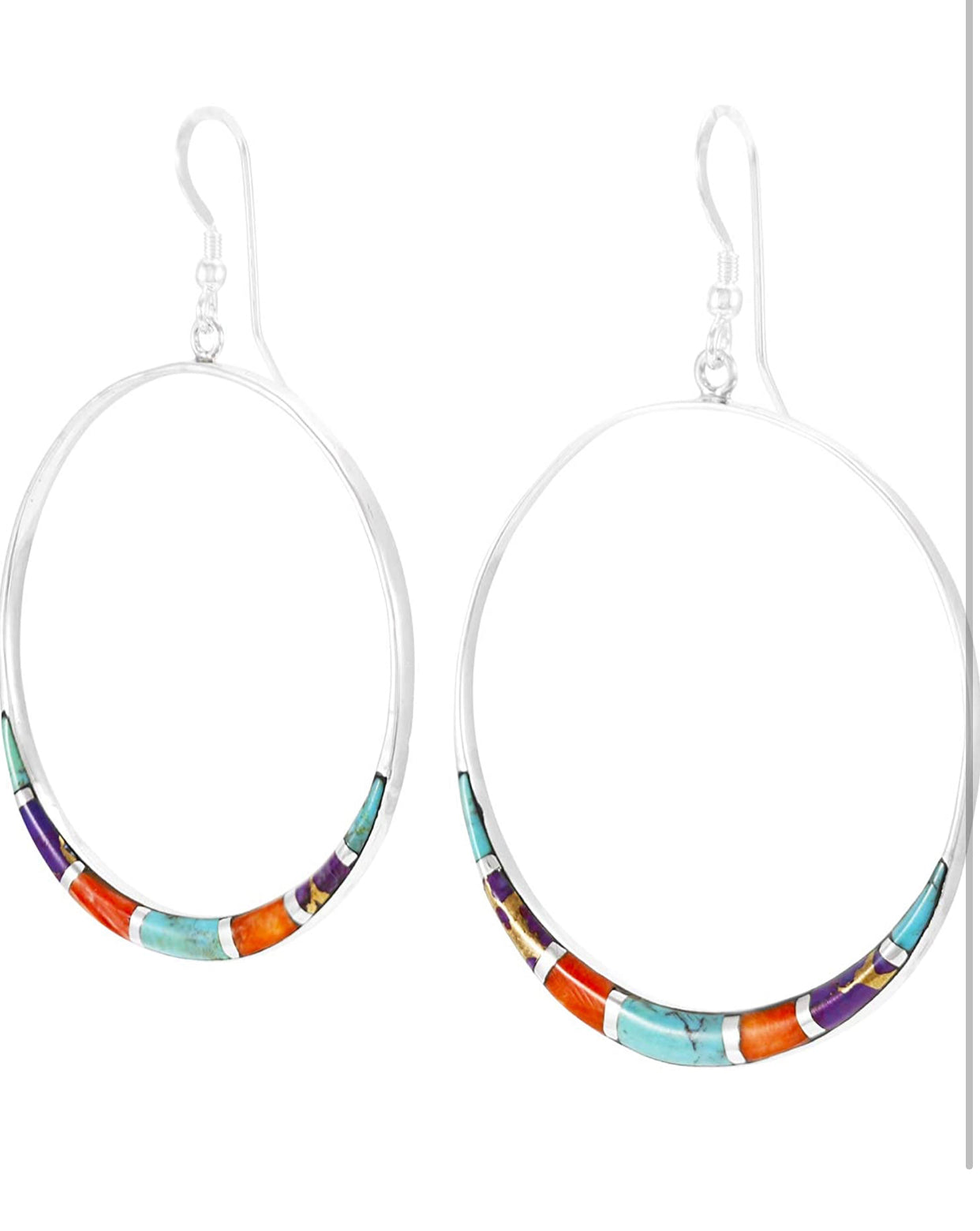 Turquoise Earrings 925 Sterling Silver & Genuine Turquoise - Christina’s unique boutique LLC