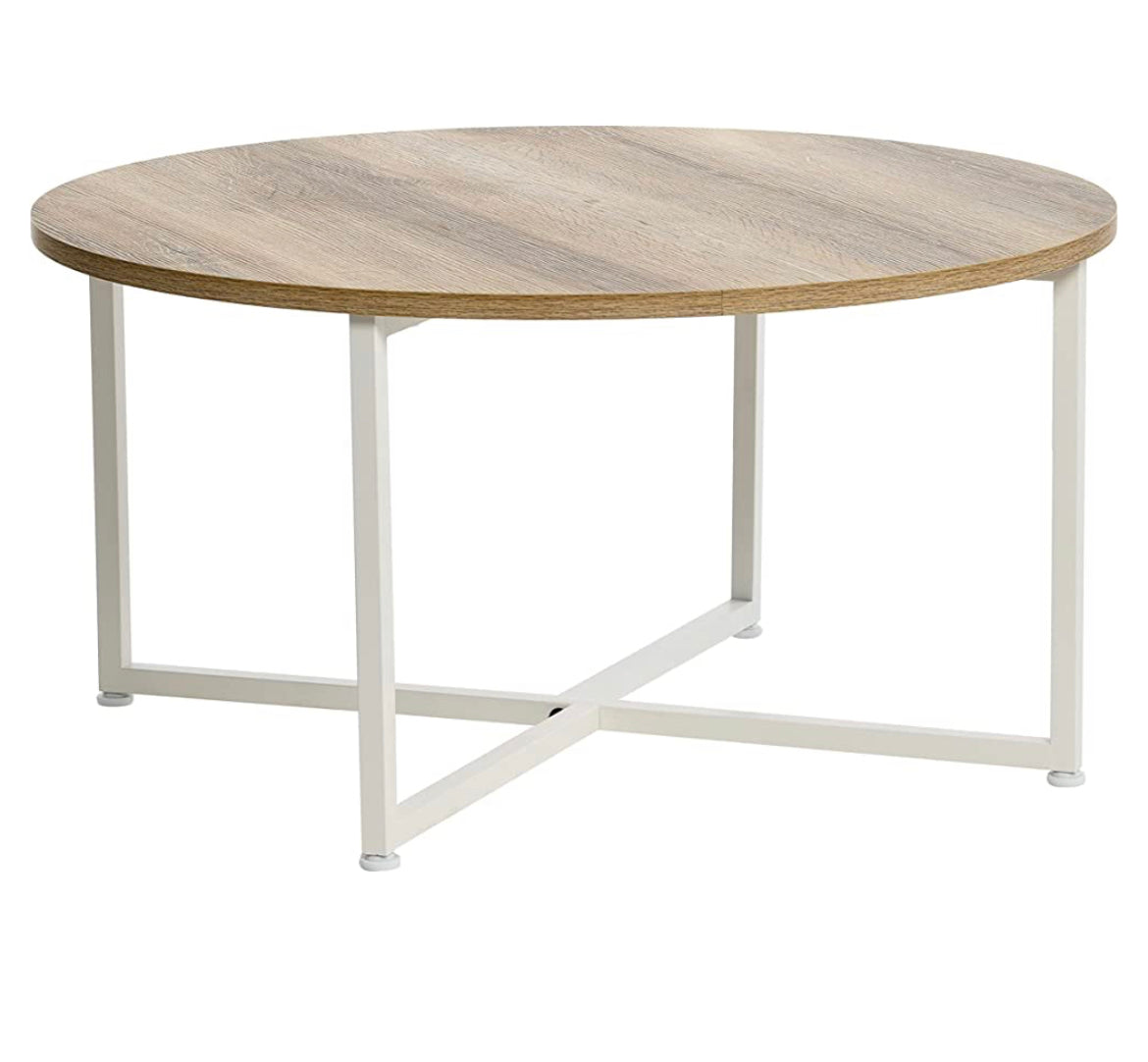 Household Essentials Coffee Table, Coastal Oak
