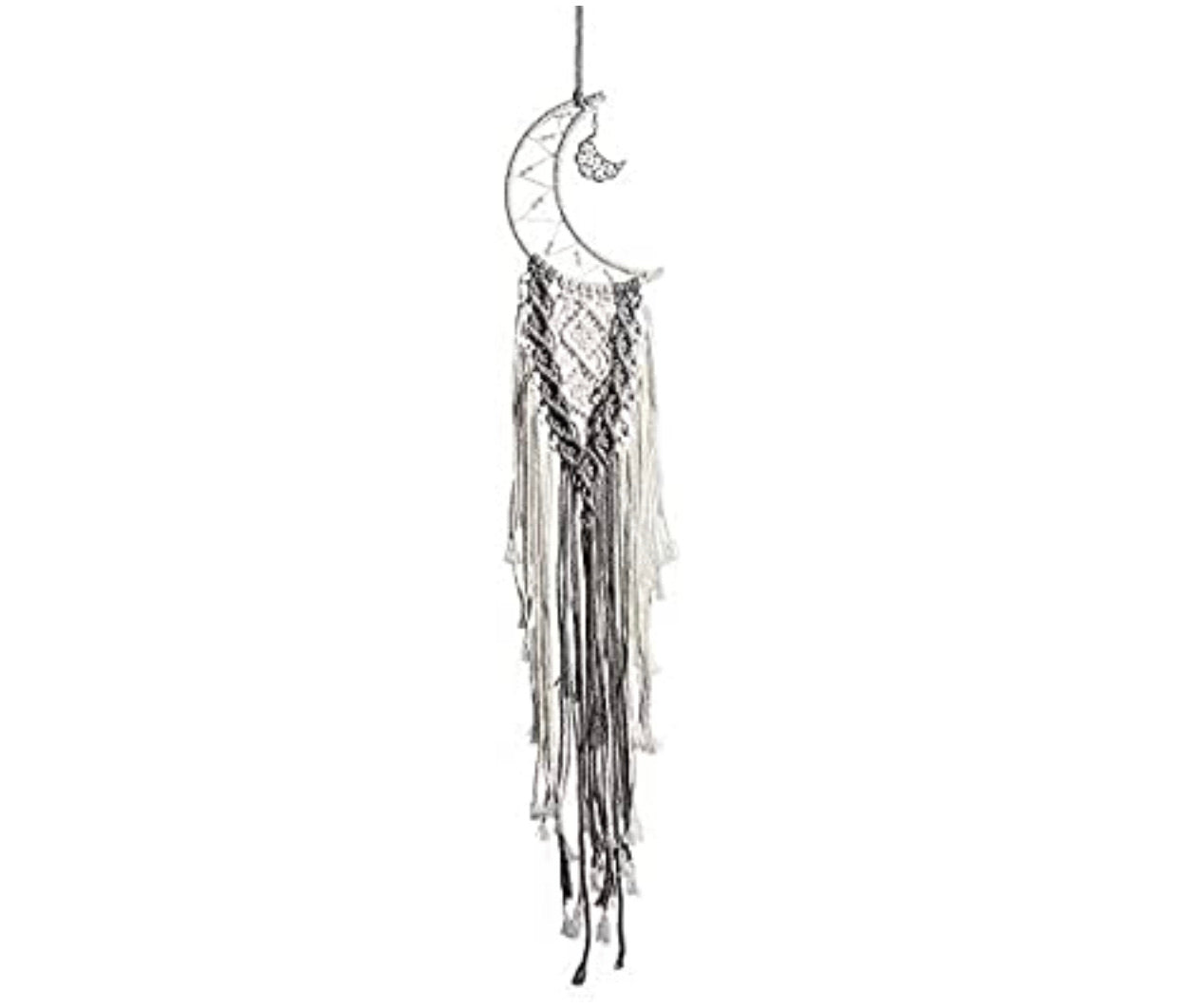 Gray and cream moon wall tapestry - Christina’s unique boutique LLC