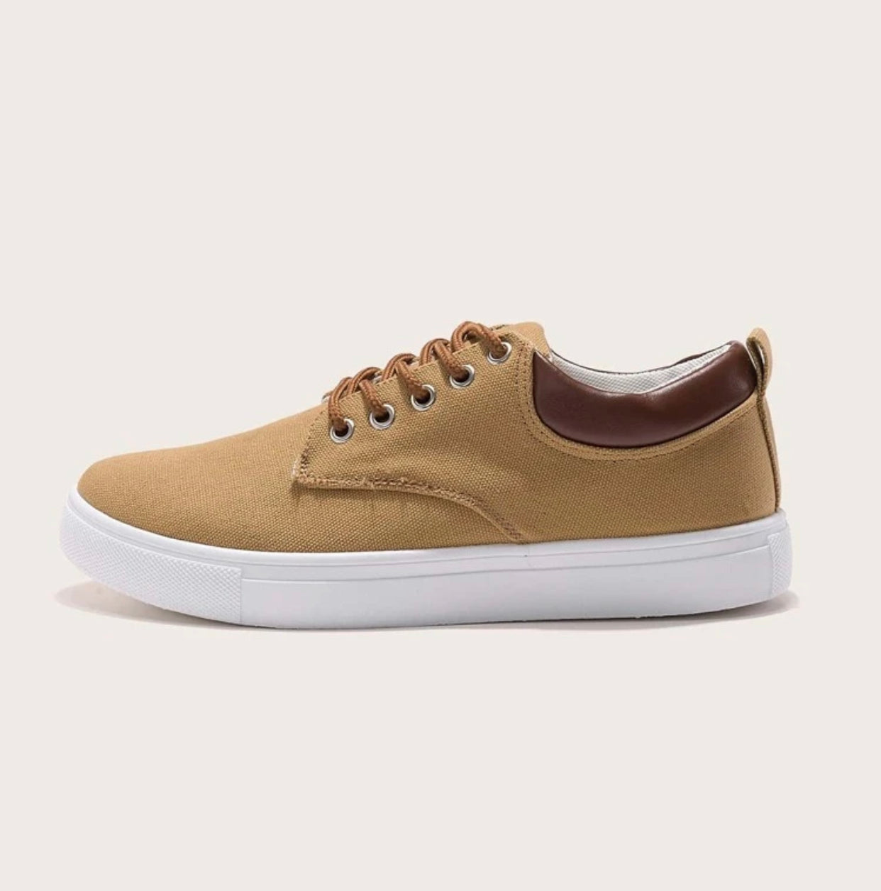 Men’s lace up front canvas sneakers - Christina’s unique boutique LLC