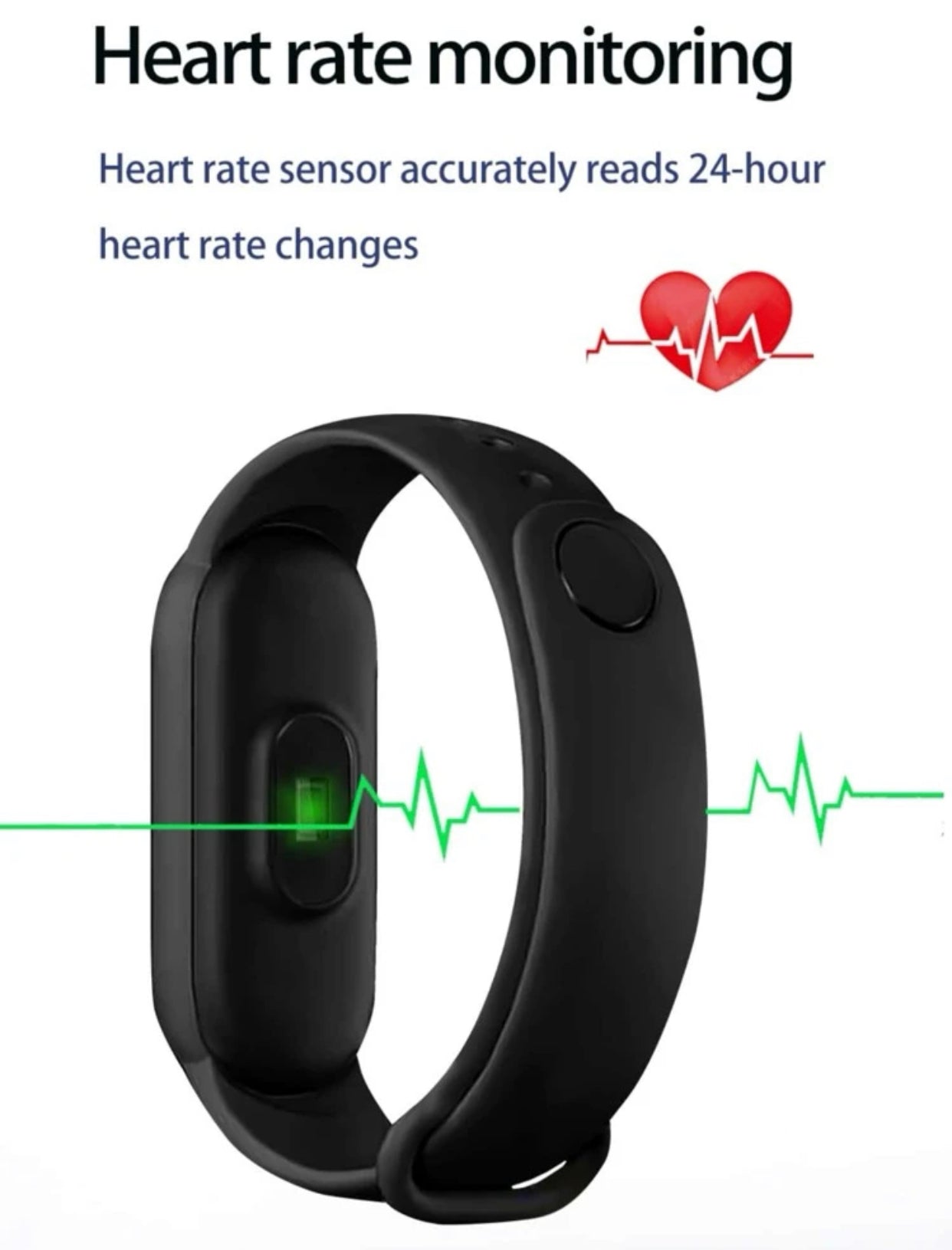 Blood pressure monitoring oval smart watch