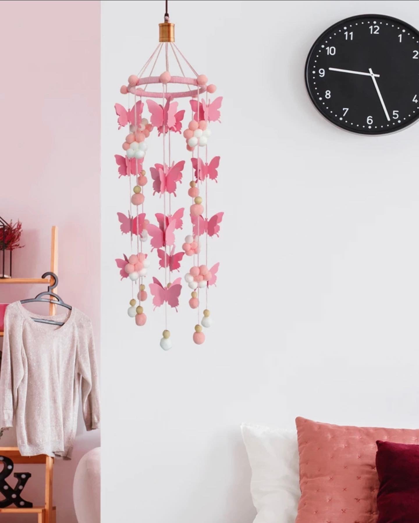 Kids butterfly wind chime