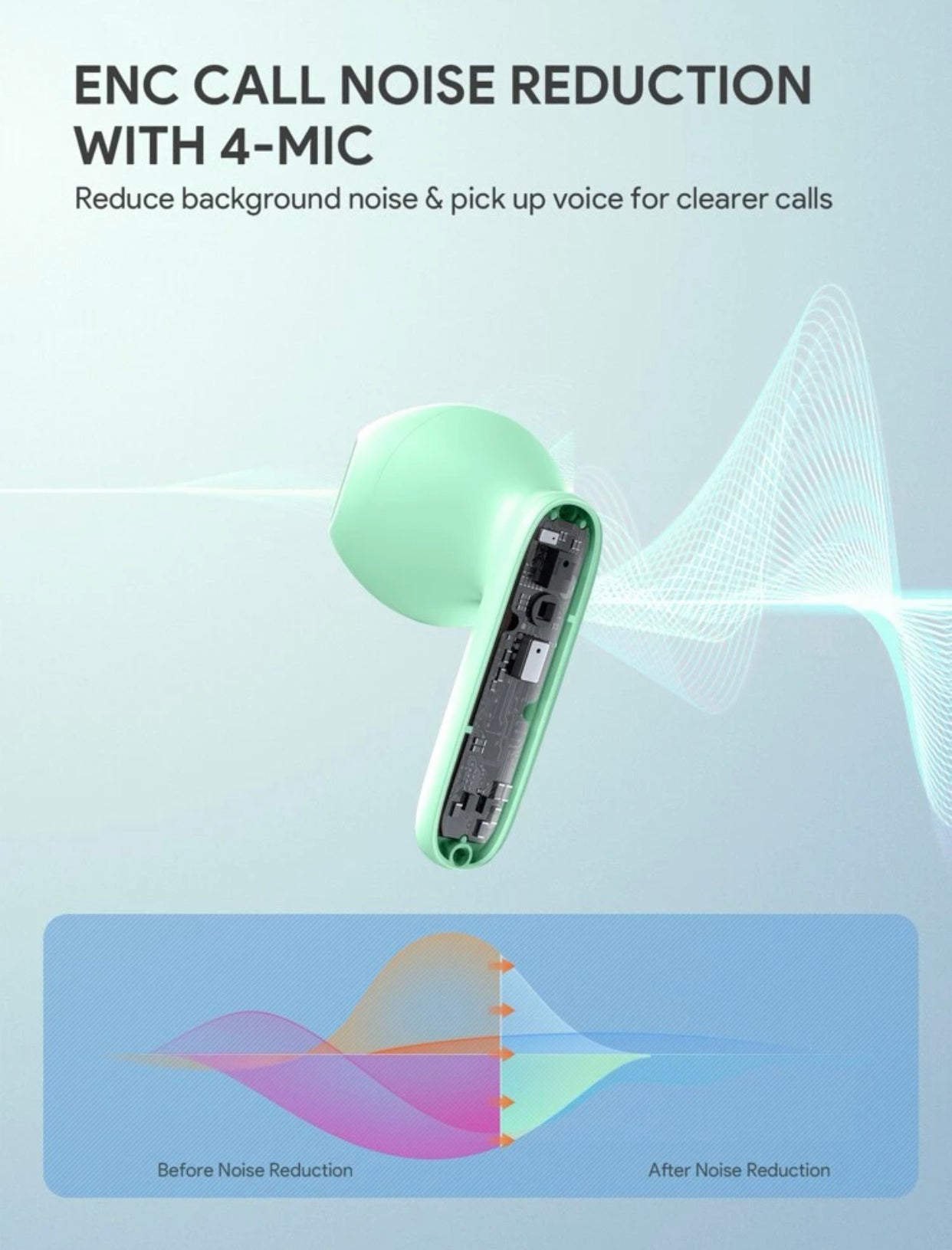 Wireless earbuds with ultra-low latency gaming mode