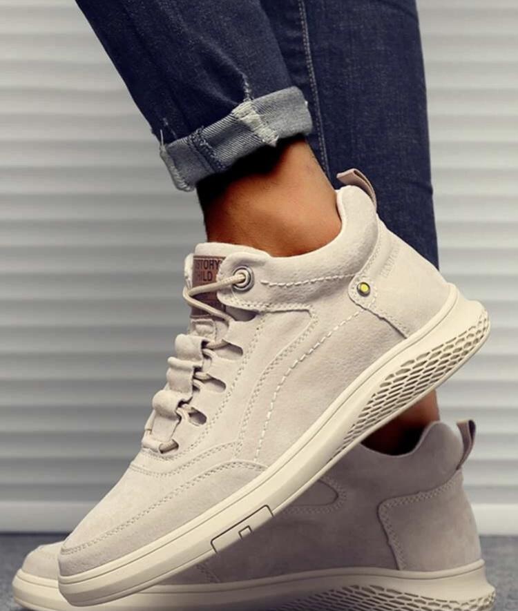 Men lace-up Front low top sneakers