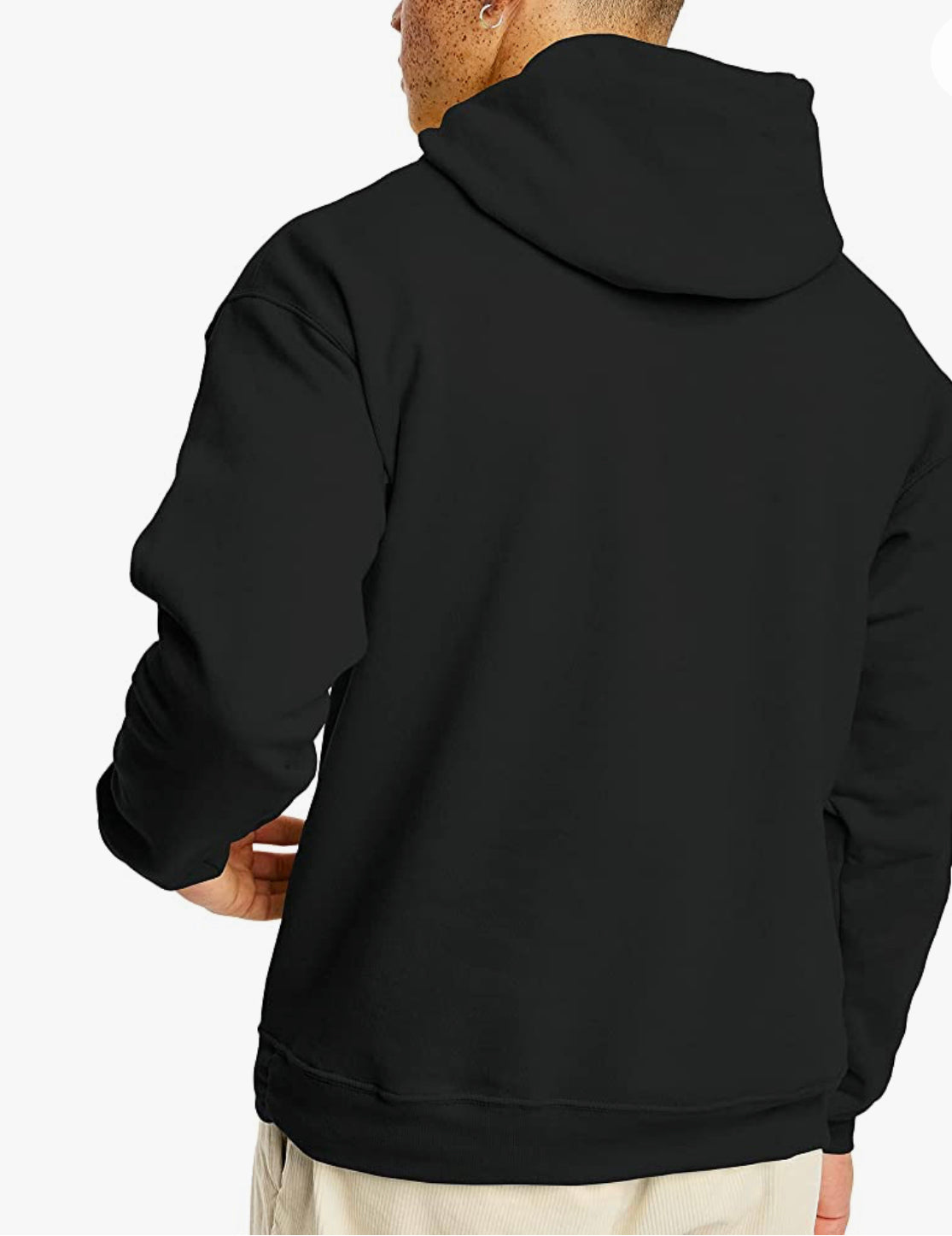 Hanes Men's Sweatshirt, EcoSmart Fleece Hoodie, Cotton-Blend Fleece Hooded Sweatshirt, Plush Fleece Pullover Hoodie