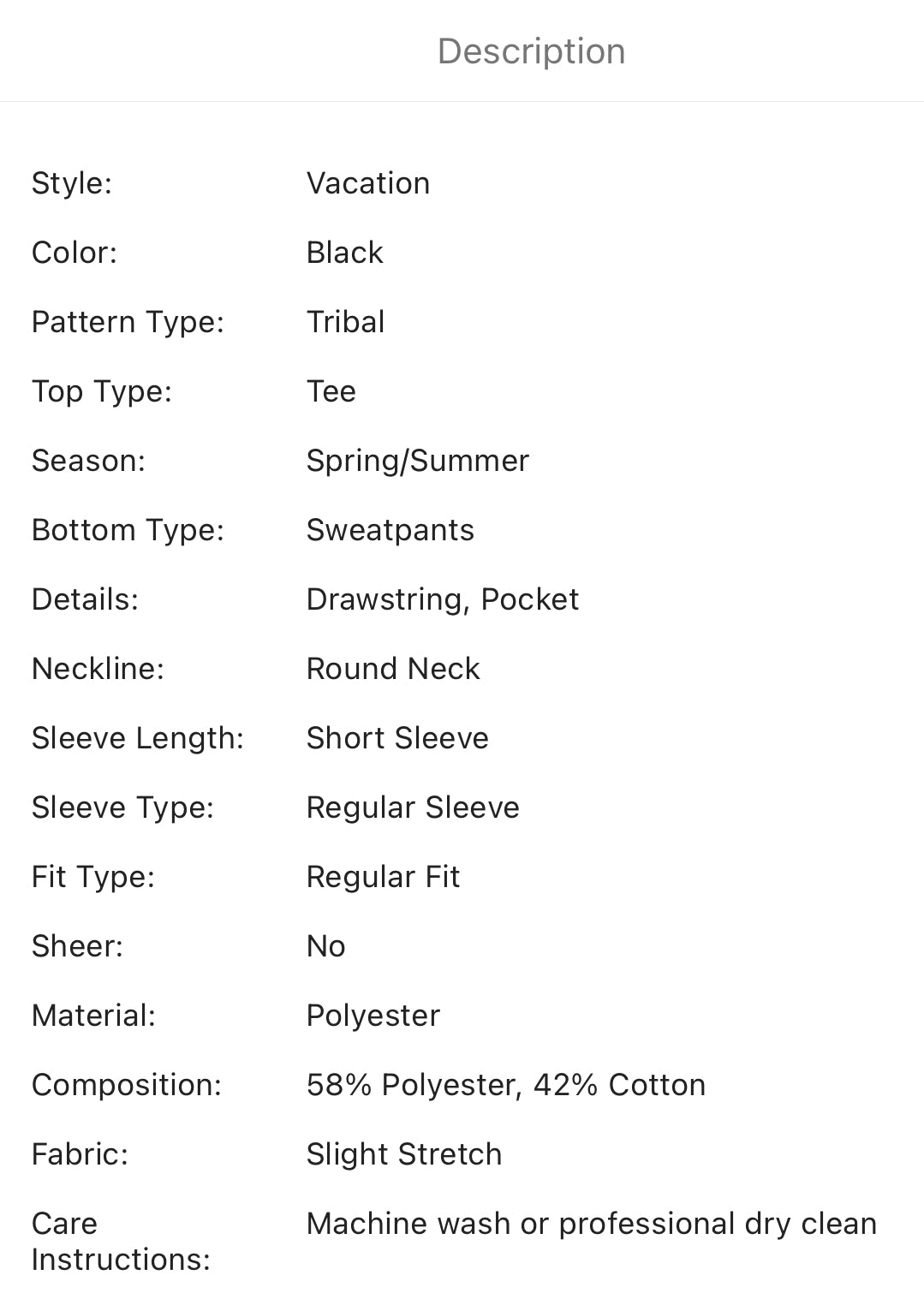 Men’s geo print tee and drawstring sweatpants set - Christina’s unique boutique LLC