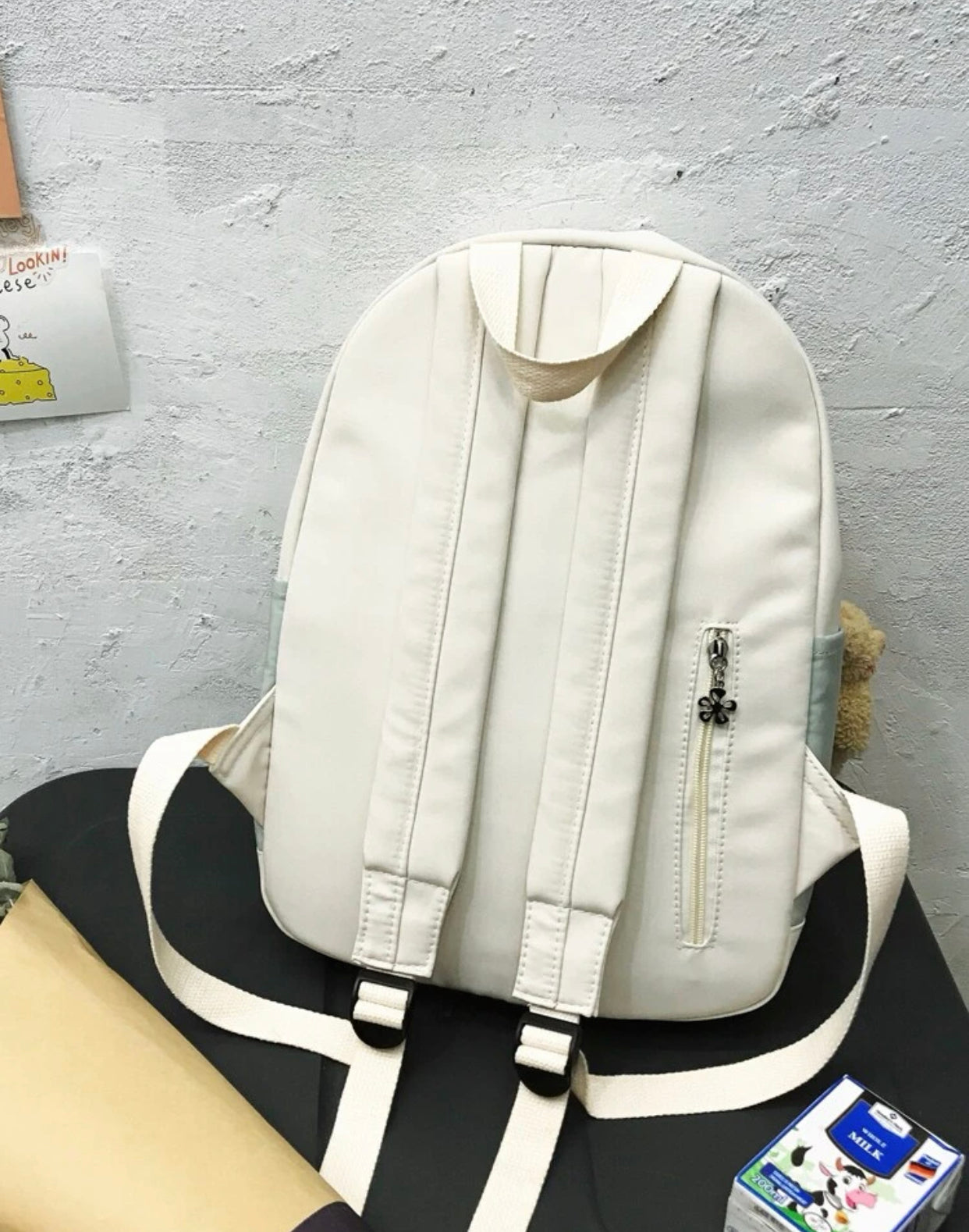 Minimalist colorblock backpack