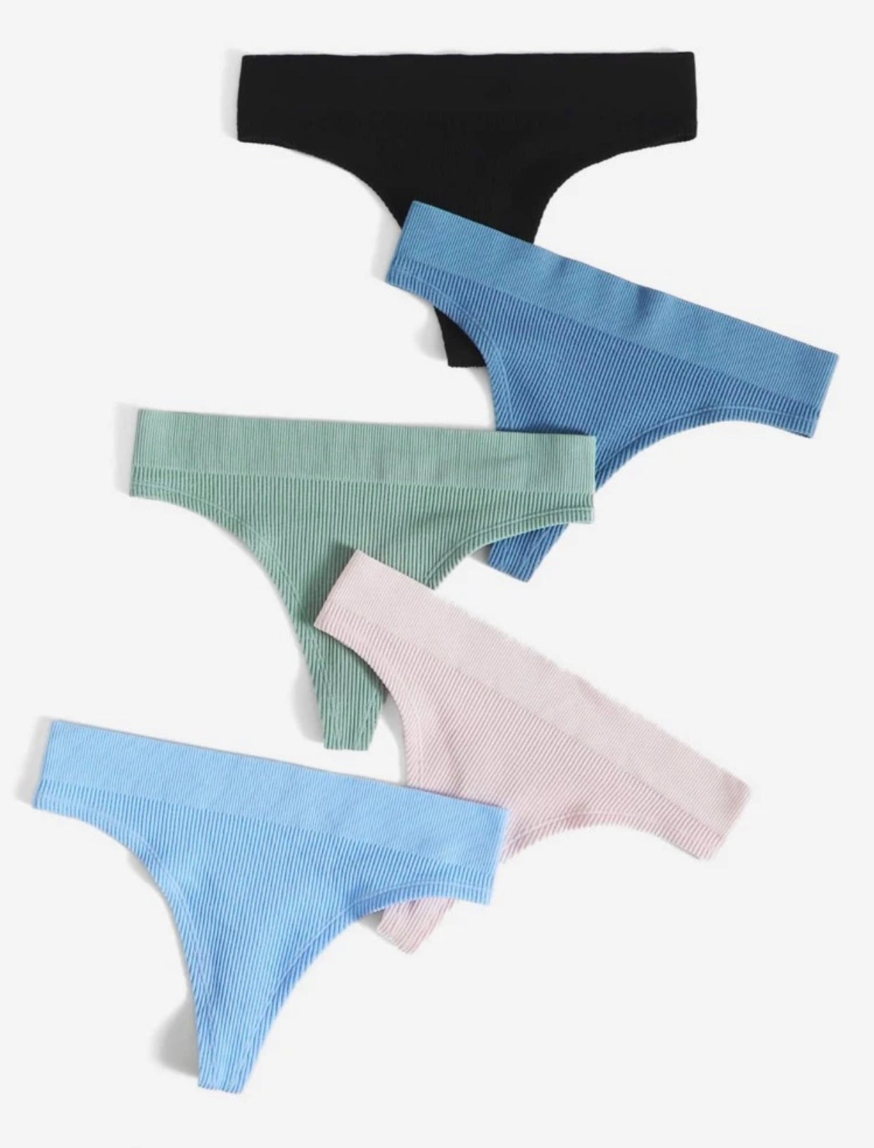 Women’s 5pcs seamless sports brief set