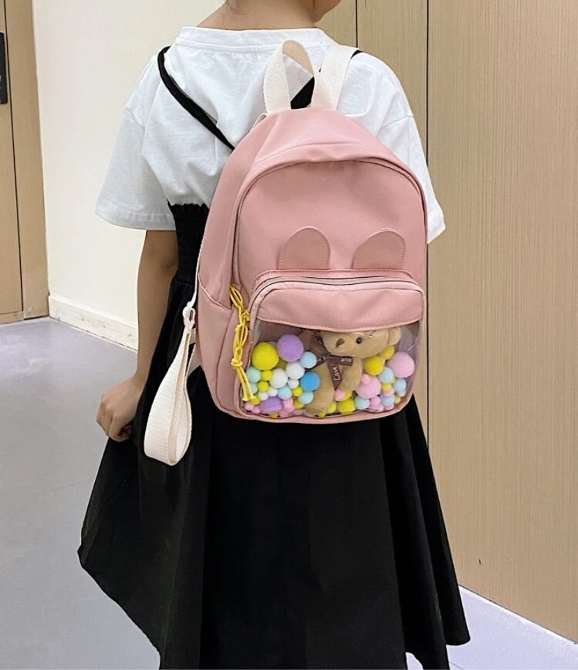 Girls cartoon decor backpack - Christina’s unique boutique LLC