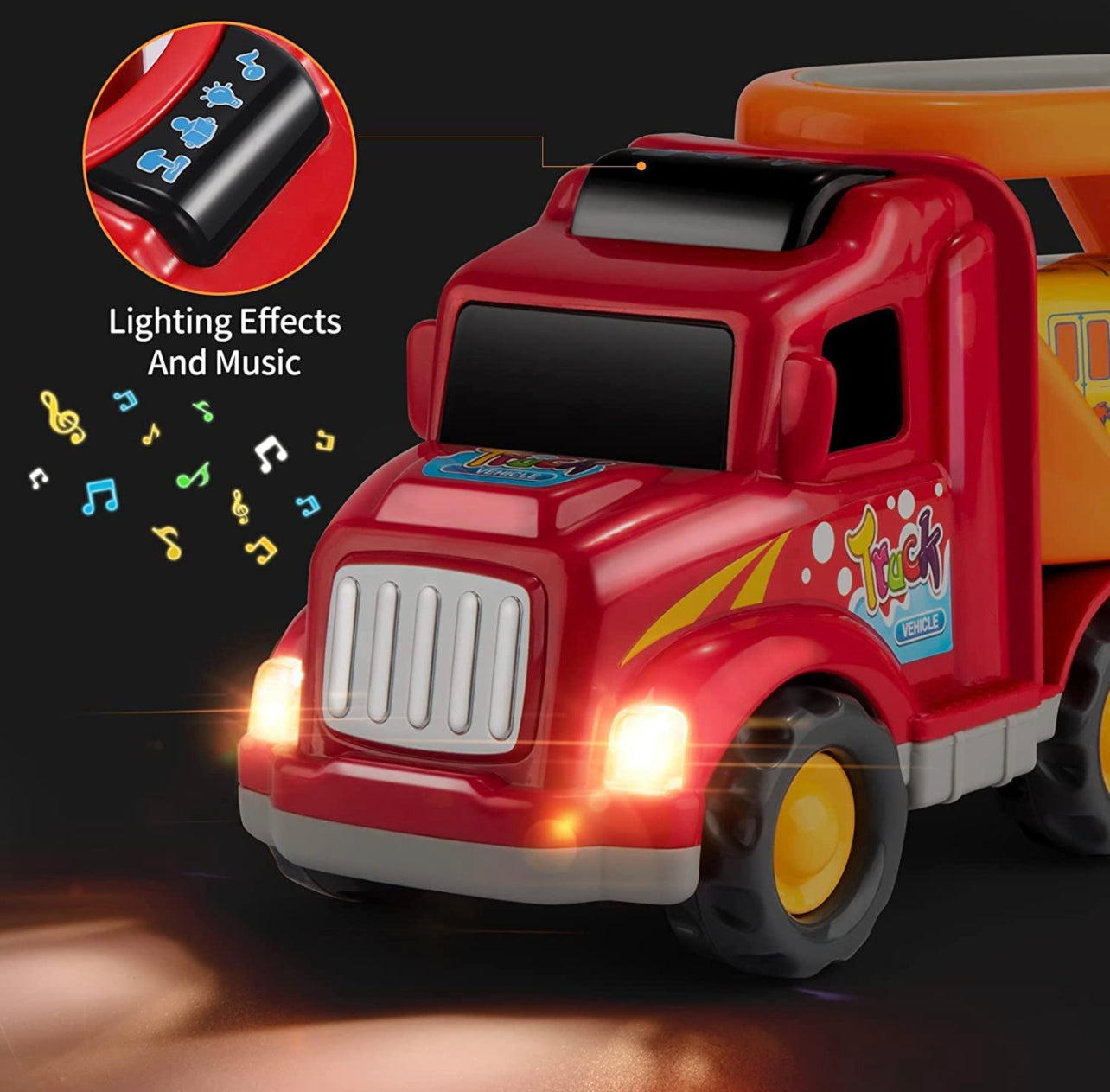 Toddler Carrier Truck Transport Vehicles Toys - 5 in 1 Toys