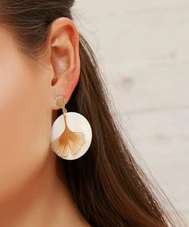 Floral decor dangle earrings - Christina’s unique boutique LLC