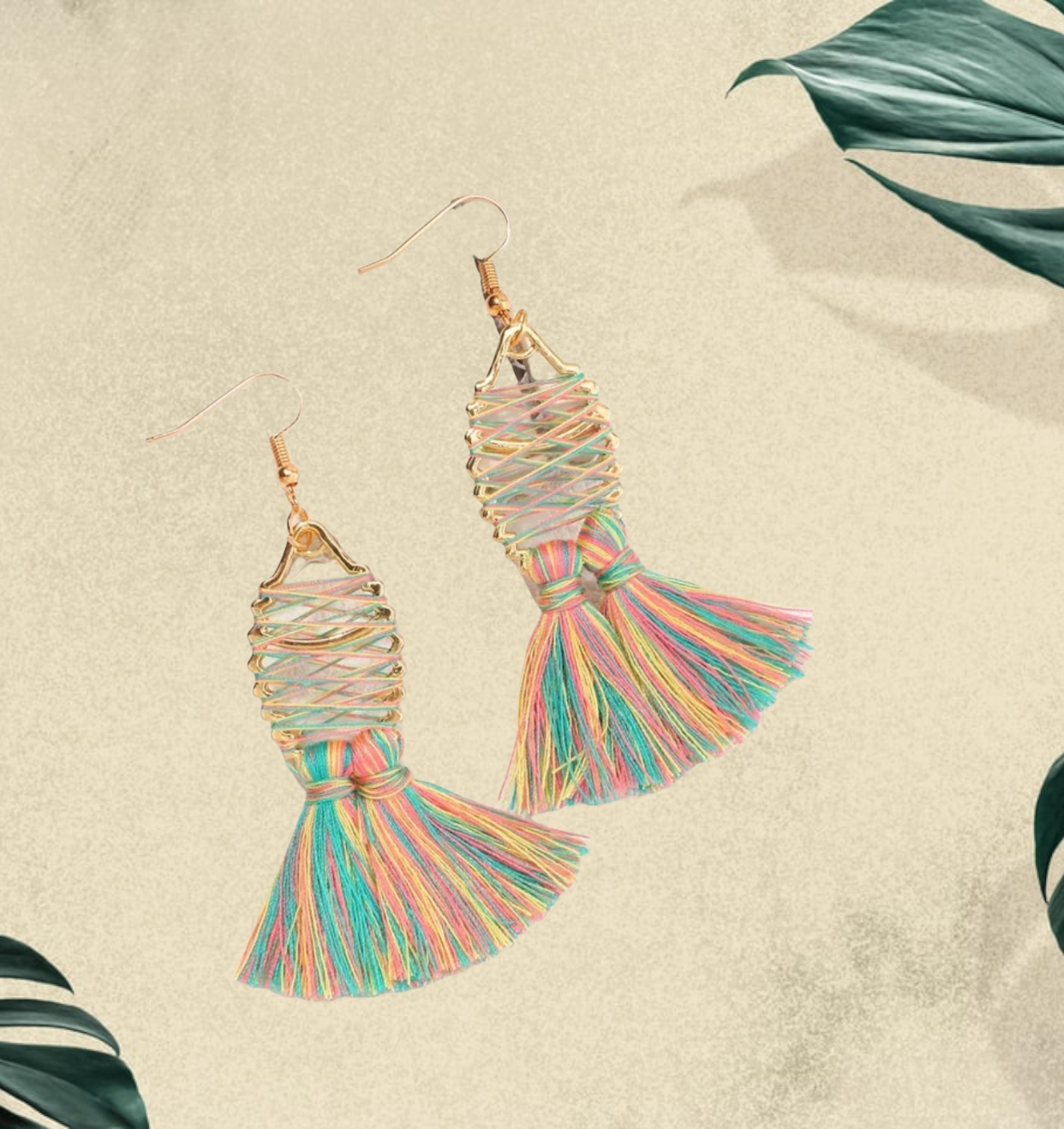 Tassel drop earrings