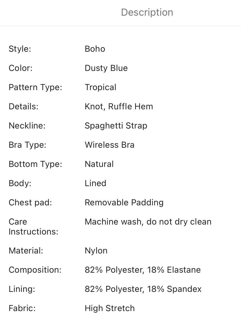 Tropical ruffle hem knot front bikini swimsuit - Christina’s unique boutique LLC