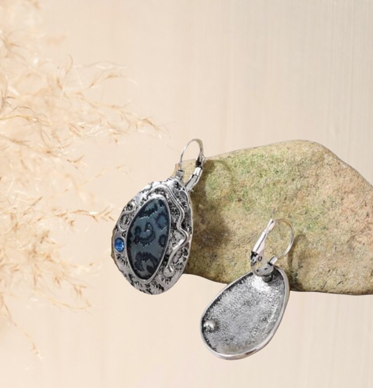 Irregular geometric drop earrings