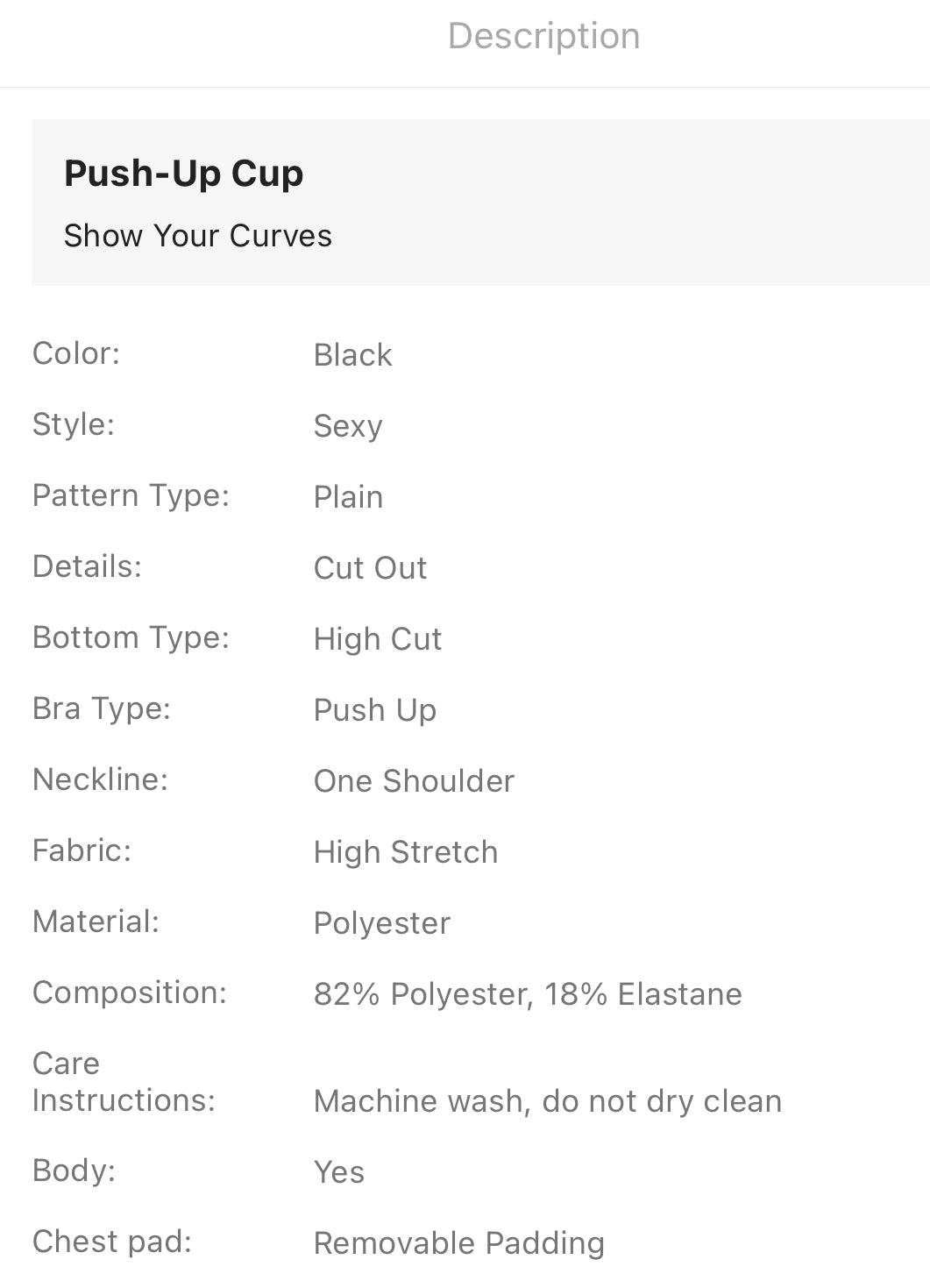 Textured one shoulder underwire bikini swimsuit