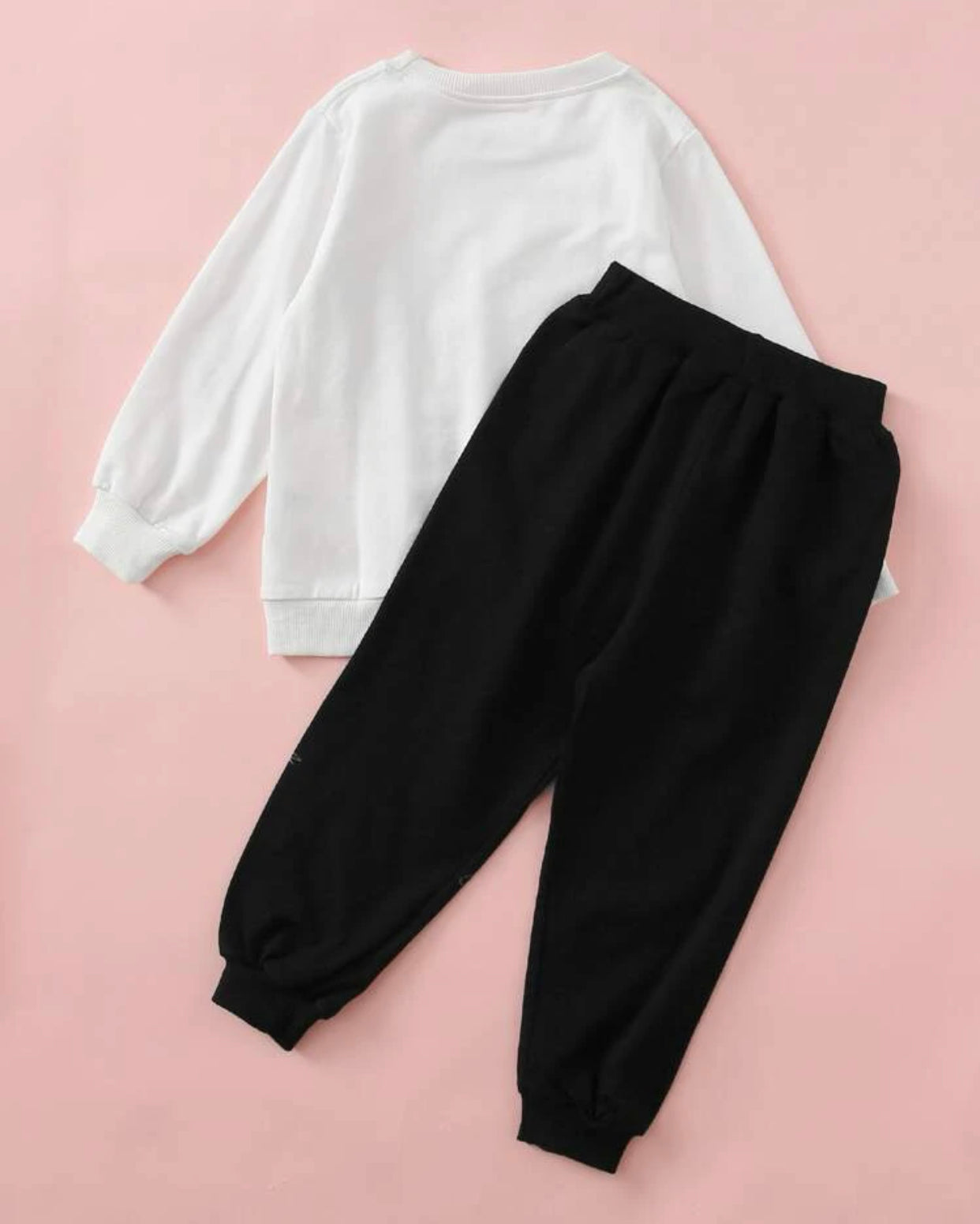 Toddler girls unicorn print sweatshirt & sweatpants