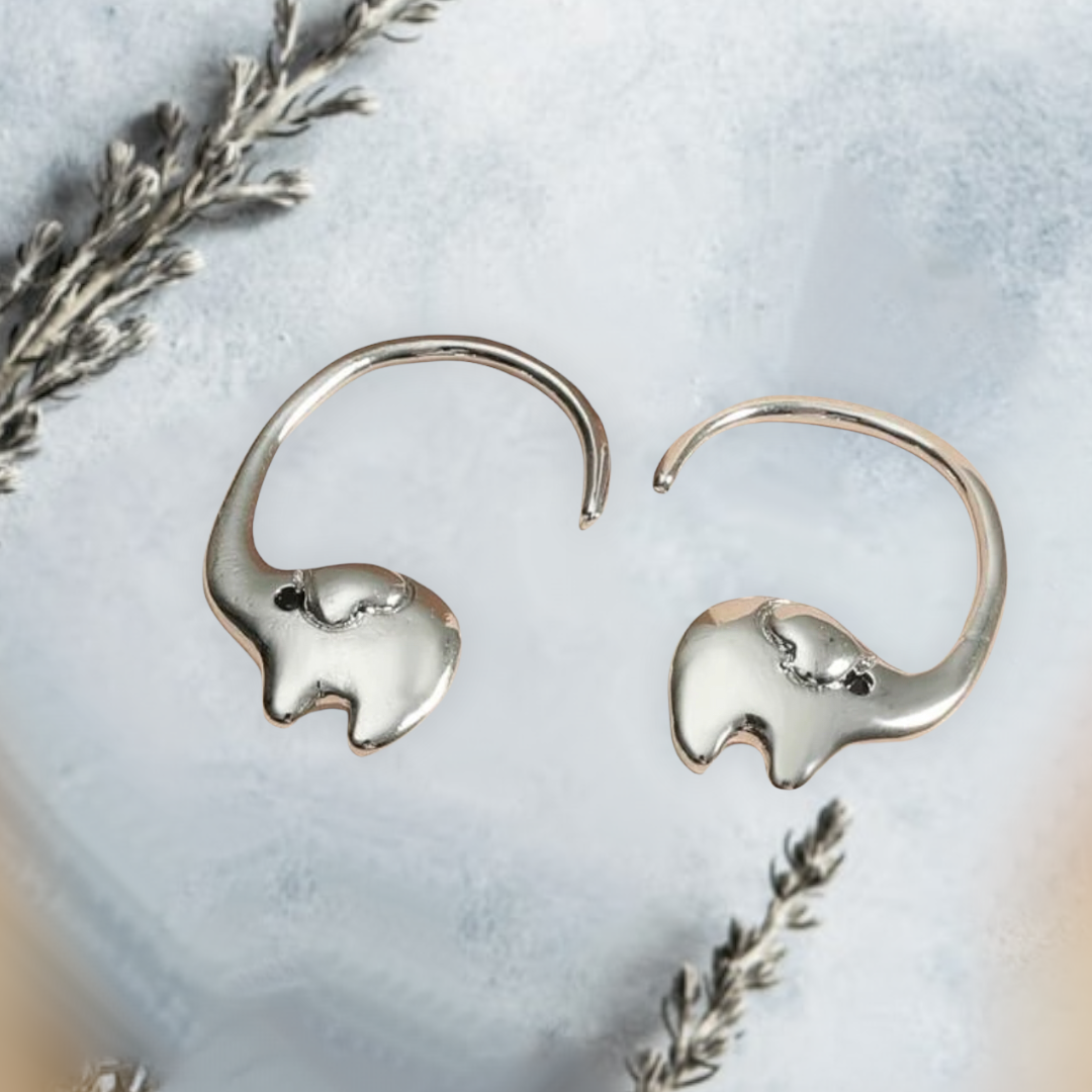 Elephant decor earrings