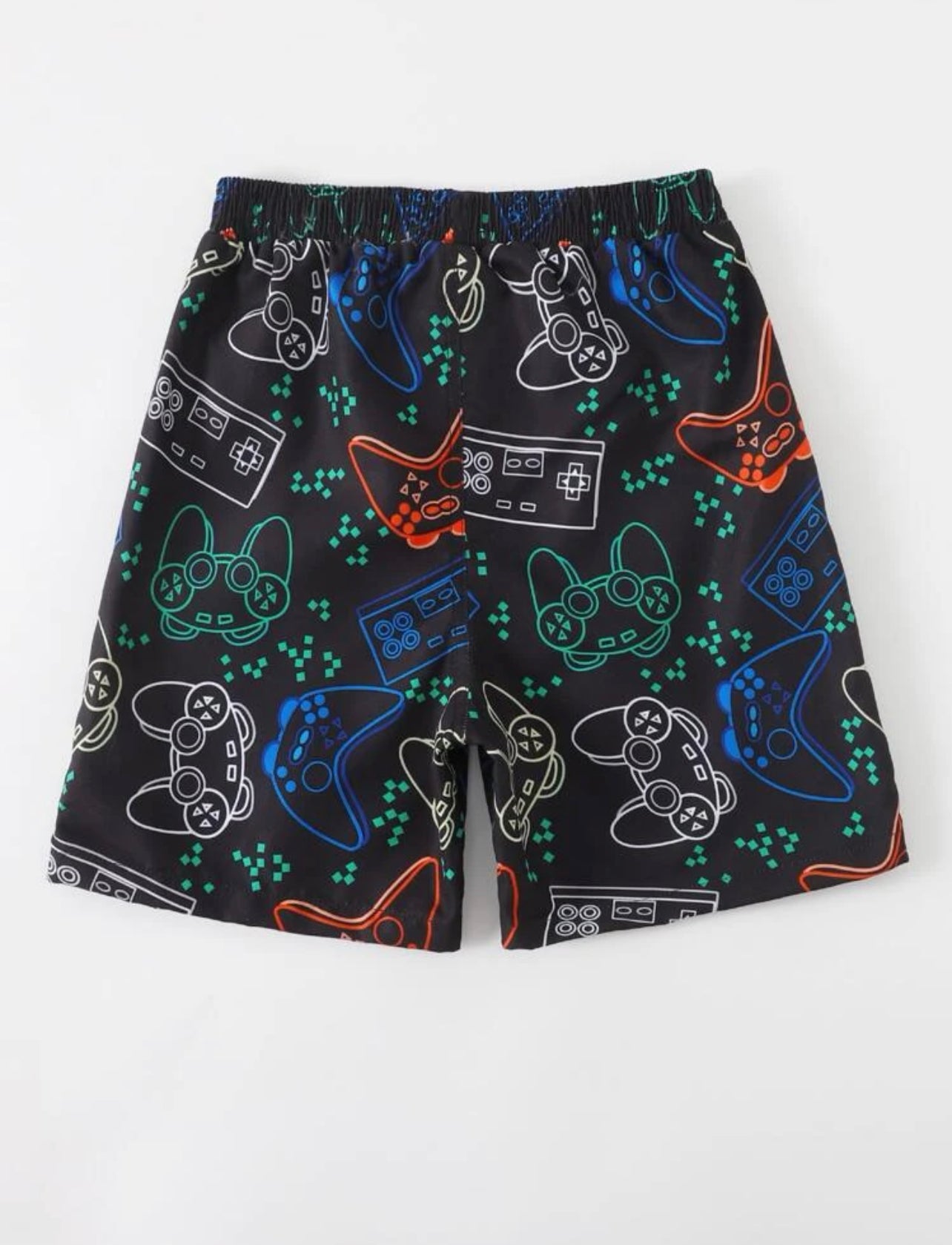 Boys Cartoon Graphic Swim Shorts