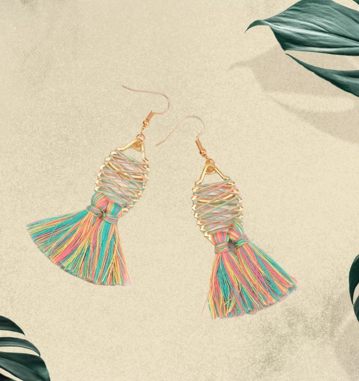 Tassel drop earrings