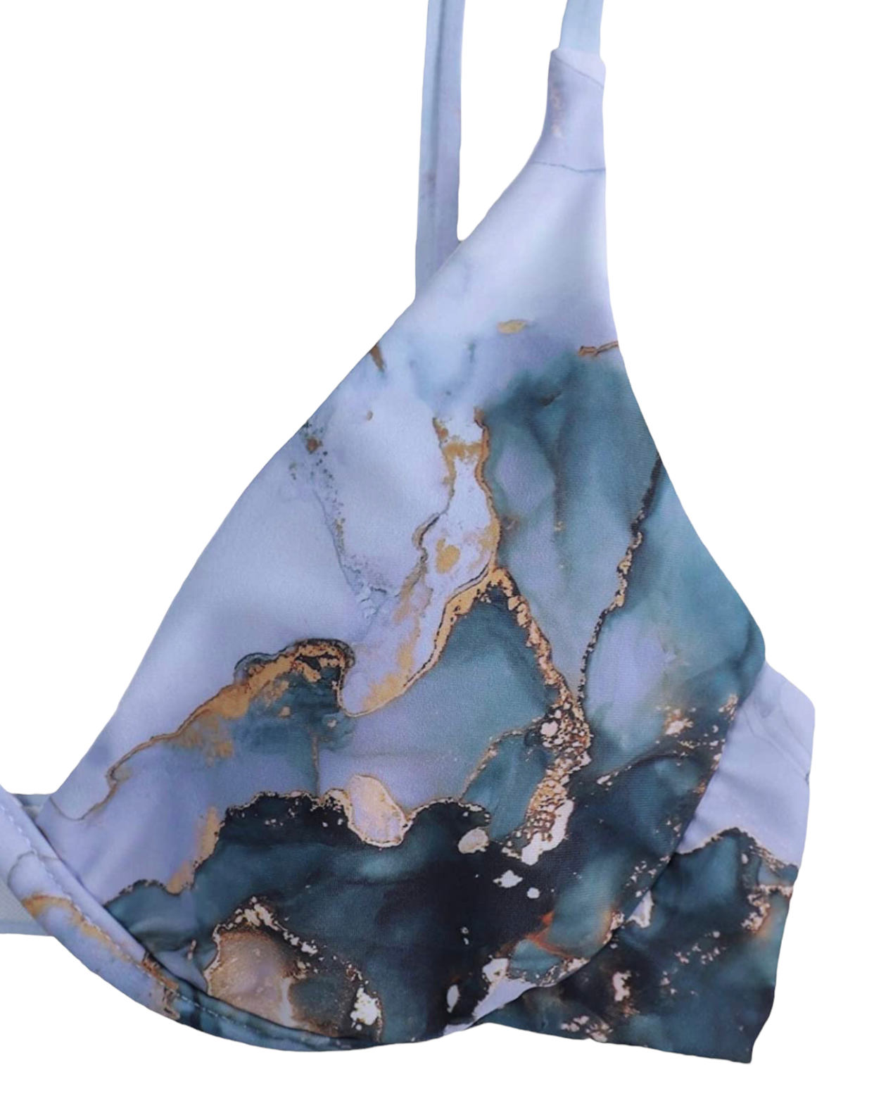 Women's 3 Piece Tie Dye Underwire Bikini Set Swimsuit and Cover Up Beach Skirt
