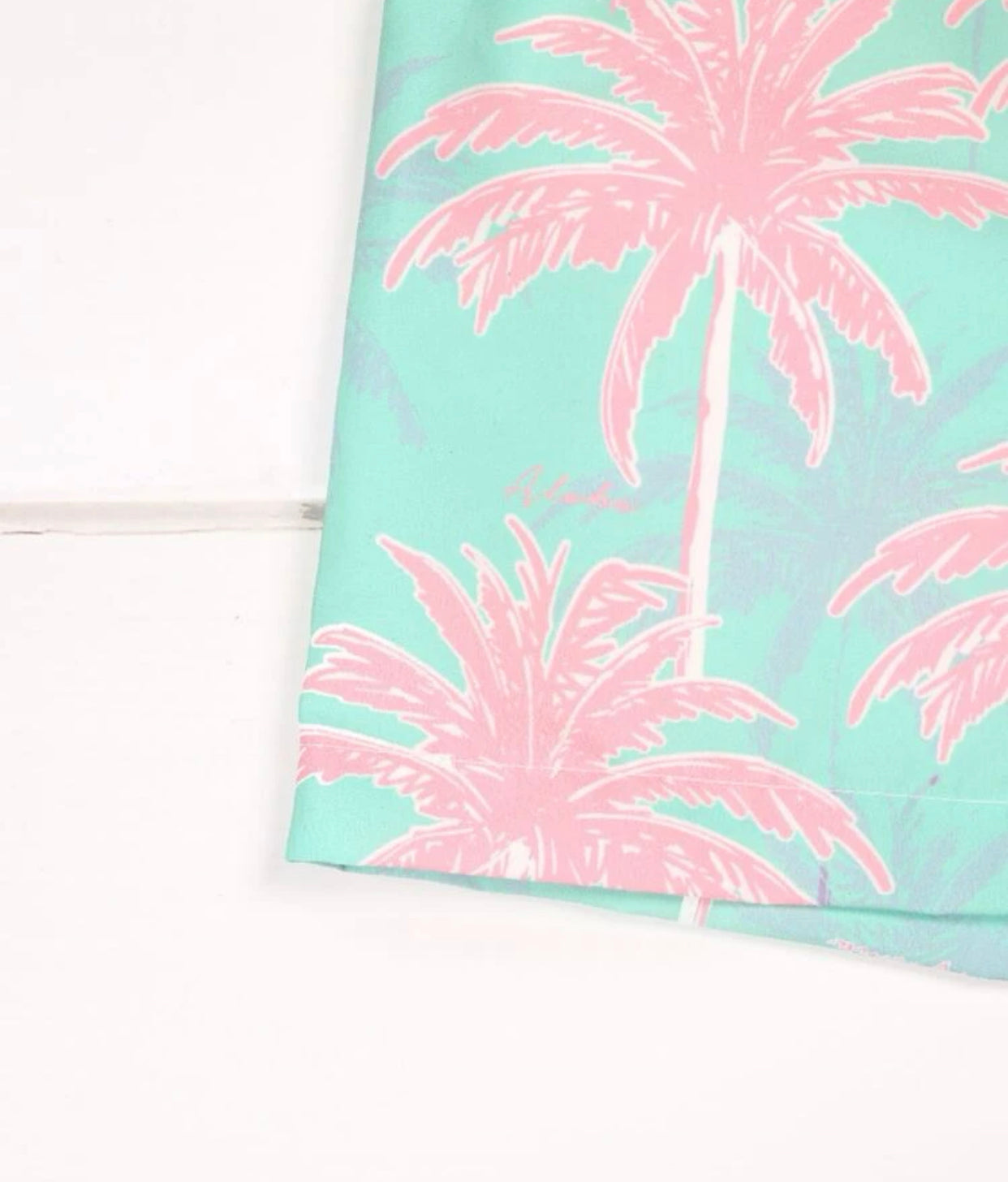 Boys Coconut Print Swim Shorts