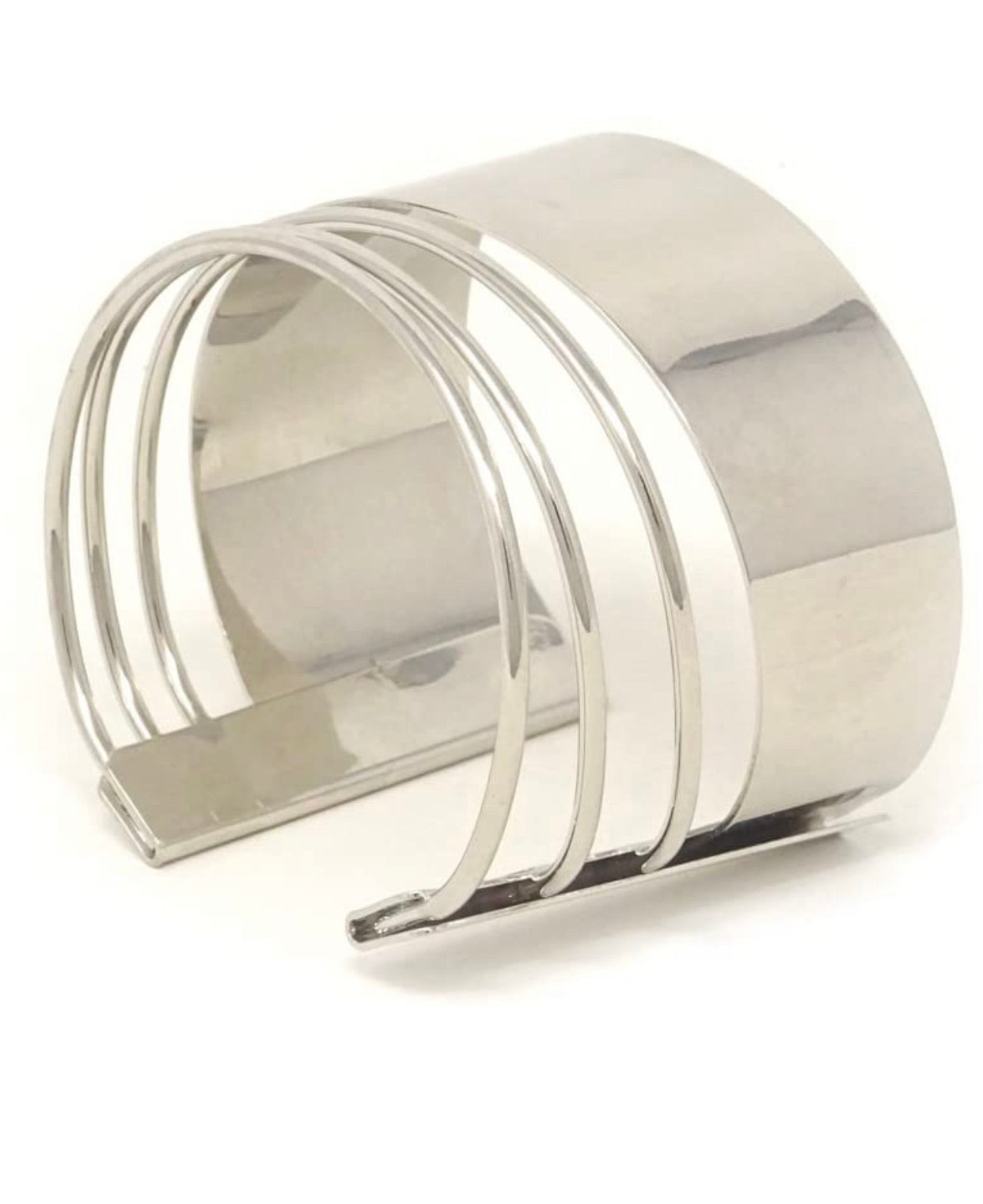 Wide sterling silver cuff bracelet. - Christina’s unique boutique LLC