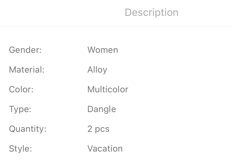 Faux pearl decor earrings