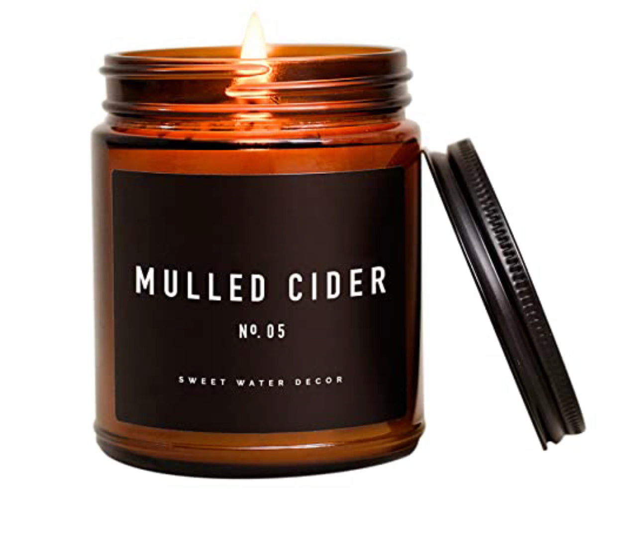 Mulled Cider Candle | Apple, Cinnamon, Cranberries, and Orange Fall Scented Soy Candle