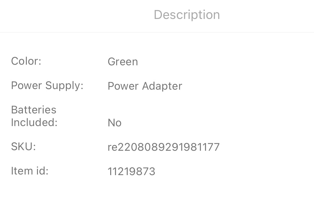 Green 20W USB C charger