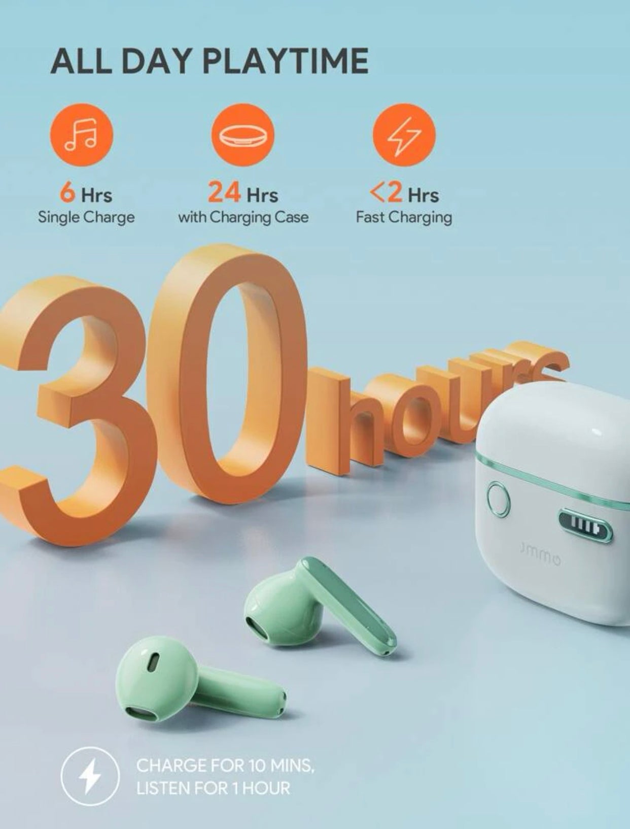 Wireless earbuds with ultra-low latency gaming mode