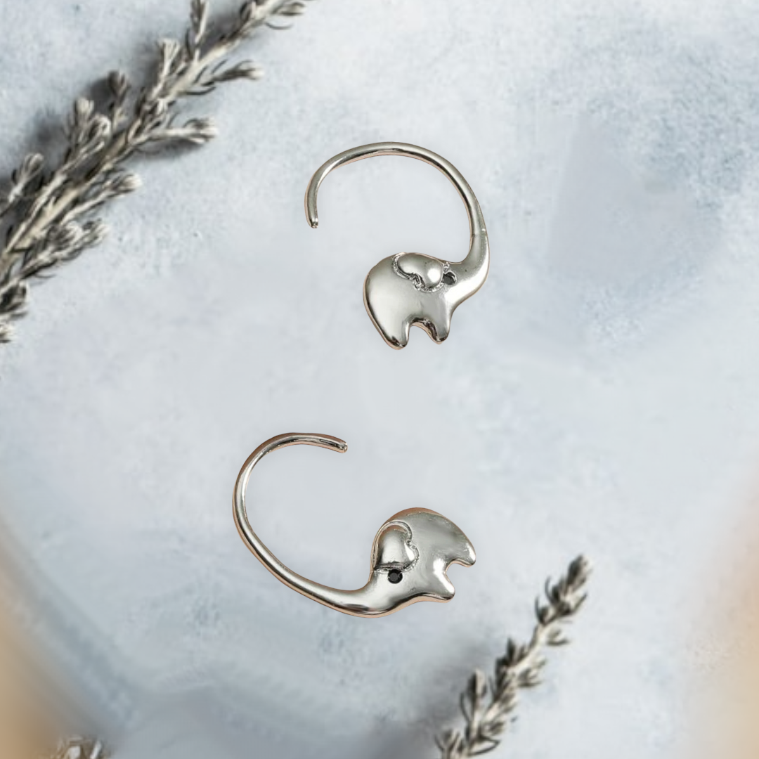 Elephant decor earrings