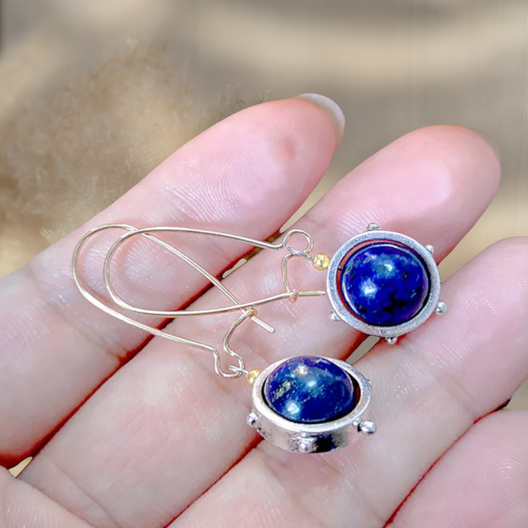 Creative Beads Rotating Drop Earrings for Women Fashion Jewelry Vintage Statement Dangle Earings