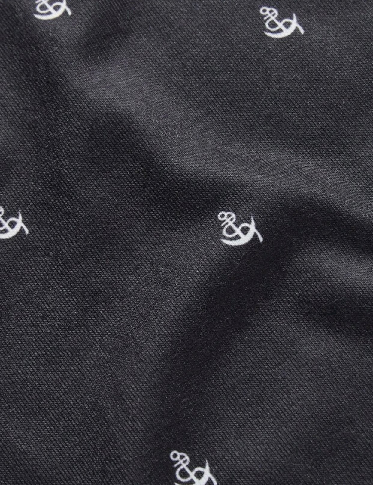 Men’s allover graphic print polo shirt