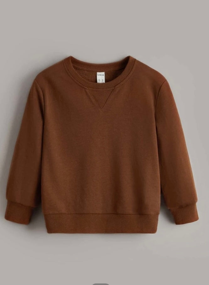 Toddler Boys 3pcs Solid Waffle Knit Tee