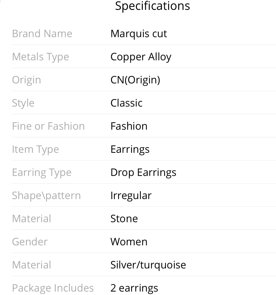 Turquoise Earrings, Turquoise Floral Earrings Silver color Boho Southwestern earrings