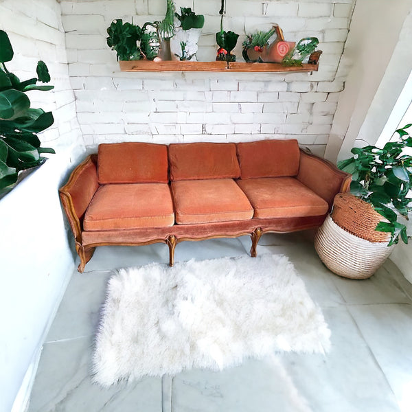 Vintage/Antique Burnt Orange Couch