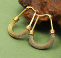 2pcs European Style Hollow Out Earrings