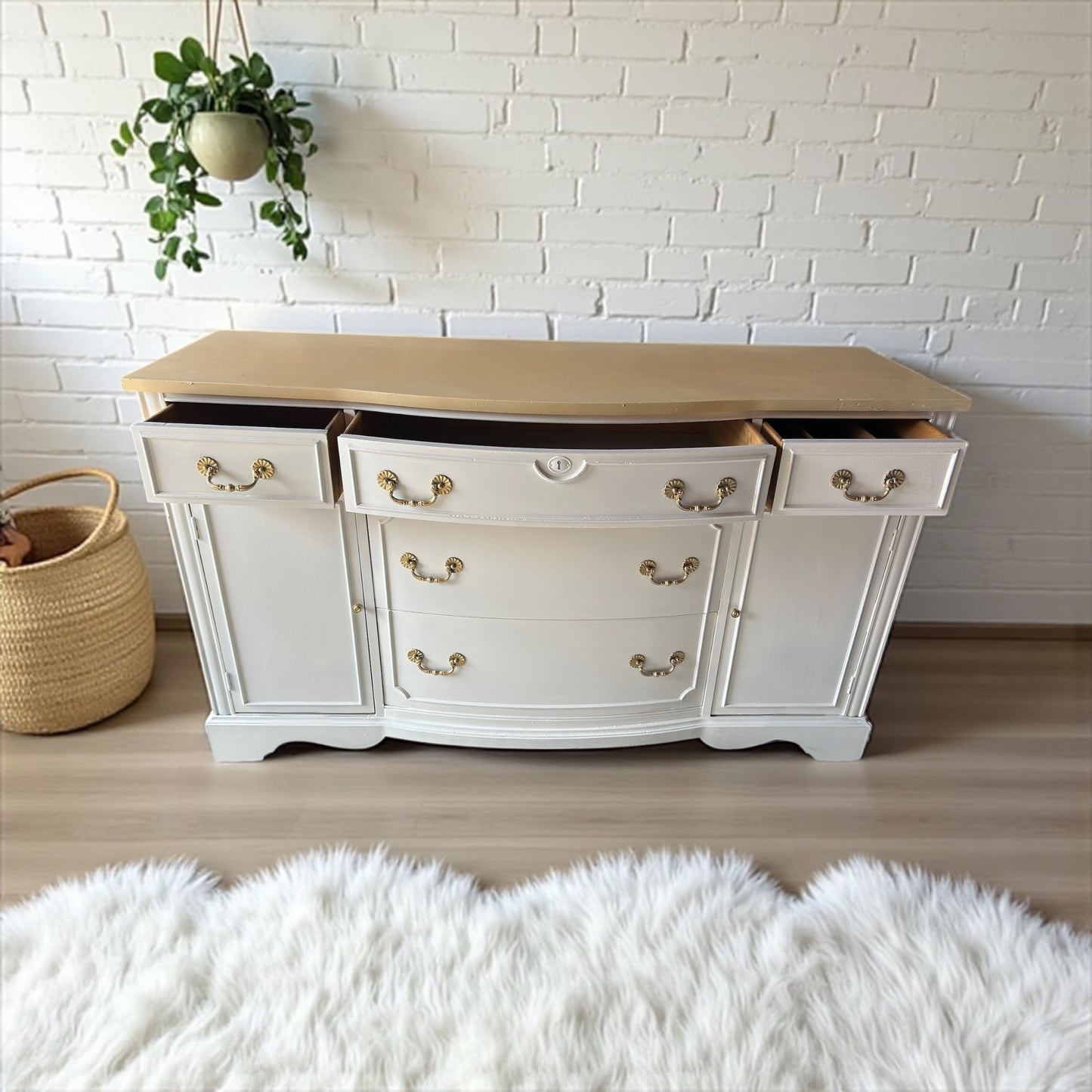 Lakeside newly refinished buffet table