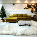 Velvet, Mustard Victoria Sectional