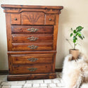 Stunning Vintage Real Wood Dresser