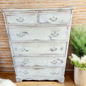 Shabby Chic inspired white dresser